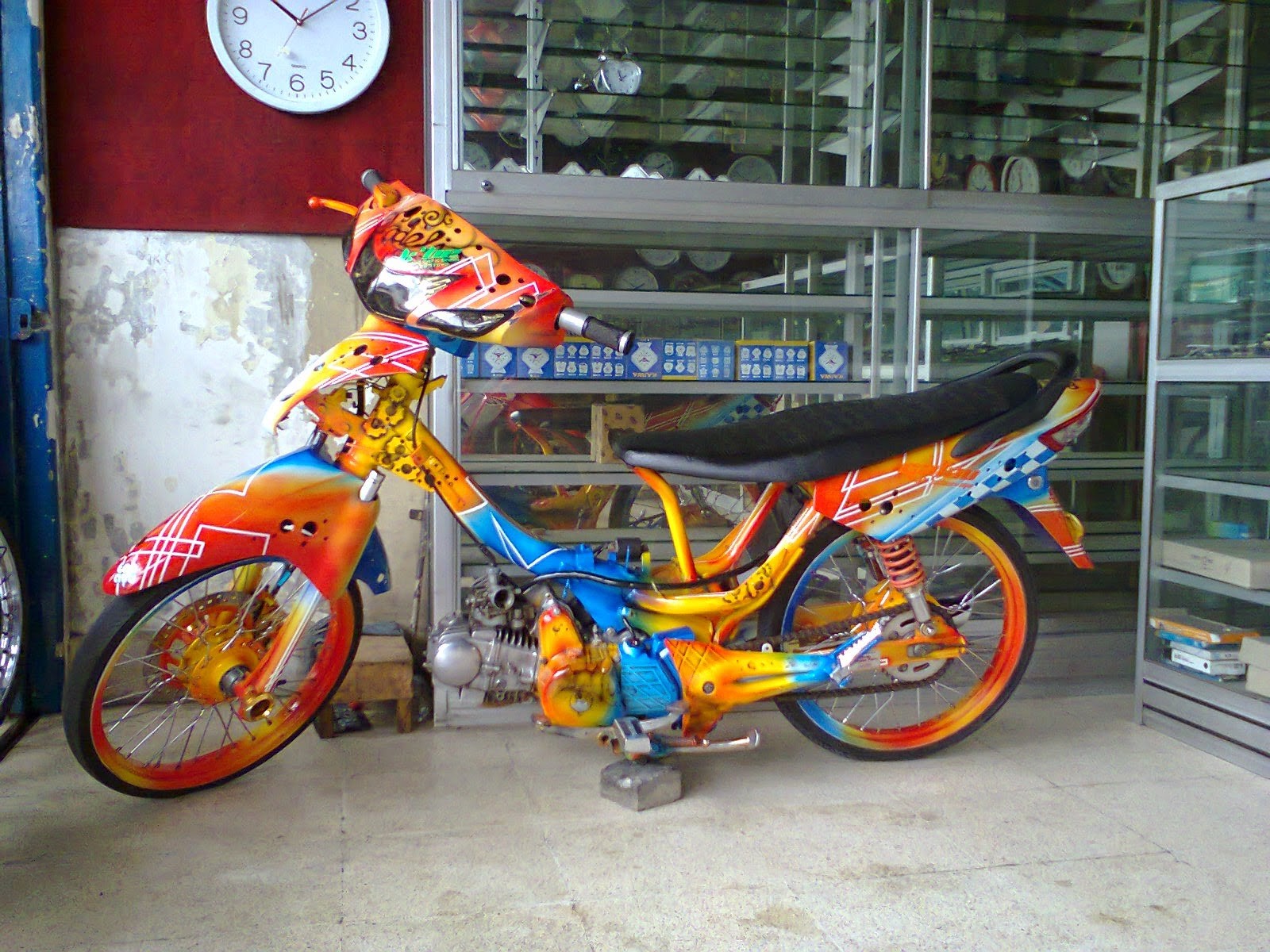 Modifikasi Supra Fit 2004 2005 2006 2007 Lama New Airbrush Drag