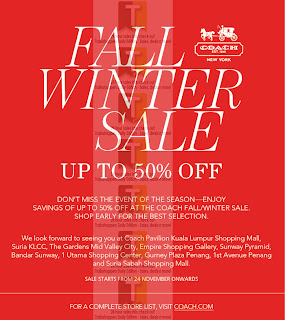 COACH Fall Winter Sale 2012