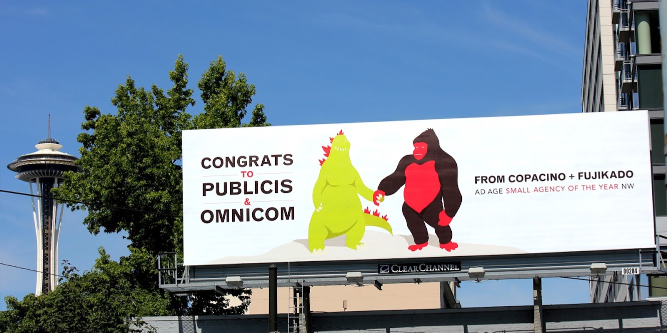 Copacino+Fujikado Offer Up A Big Congrats To Omnicom & Publicis 