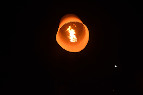 floating sky lantern