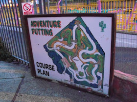 Adventure Putting Golf course at Bottons Pleasure Beach in Skegness, Lincolnshire