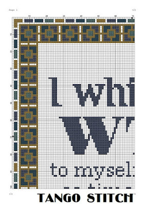 I whisper WTF to myself at least 20 times a day funny subversive cross stitch pattern - Tango Stitch