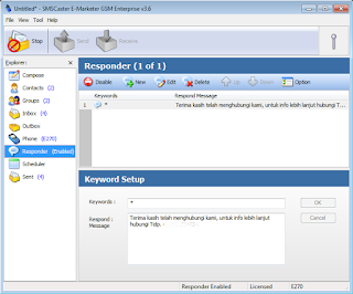 Panduan Lengkap Menggunakan SMSCaster E-Marketer GSM Enterprise v3.6