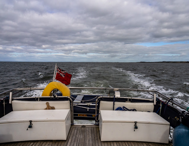 Photo of the view from Ravensdale's aft deck on the way home