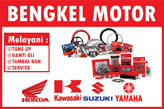 Membuat Desain banner Bengkel Motor dengan COREL DRAW