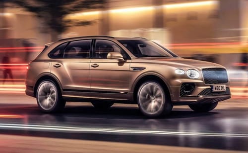 Bentley's first electric vehicle was an SUV