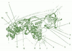 Fuse Box Ford 1997 Escort Under Hood Diagram