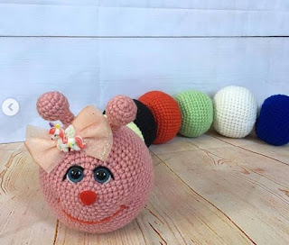 PATRON GRATIS GUSANO AMIGURUMI 53578