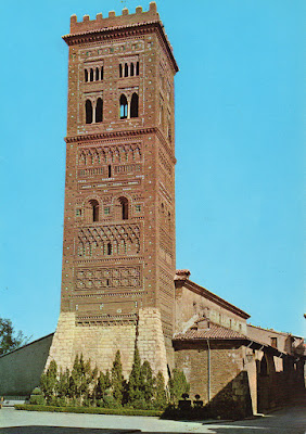 Teruel, postal, San Martín, iglesia