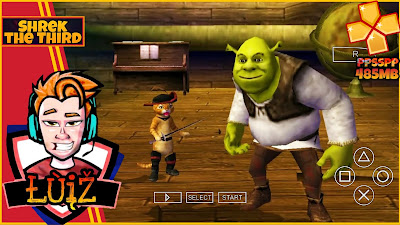 تحميل لعبه Shrek the Third psp على محاكي ppsspp من ميديا فاير للأندرويد
