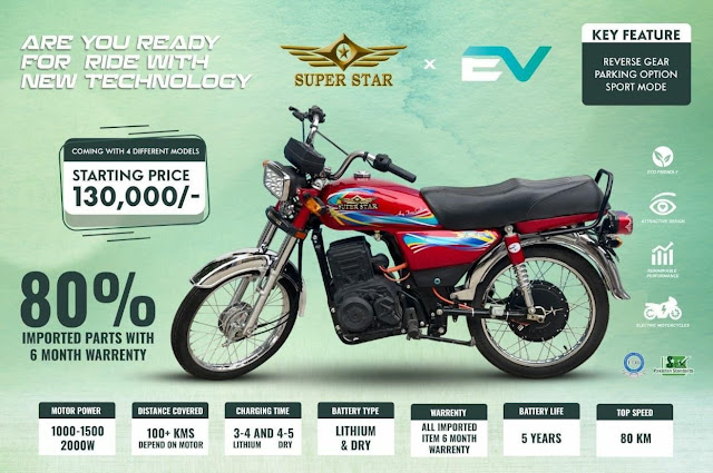 electric motorcycle, electric bike price in Pakistan