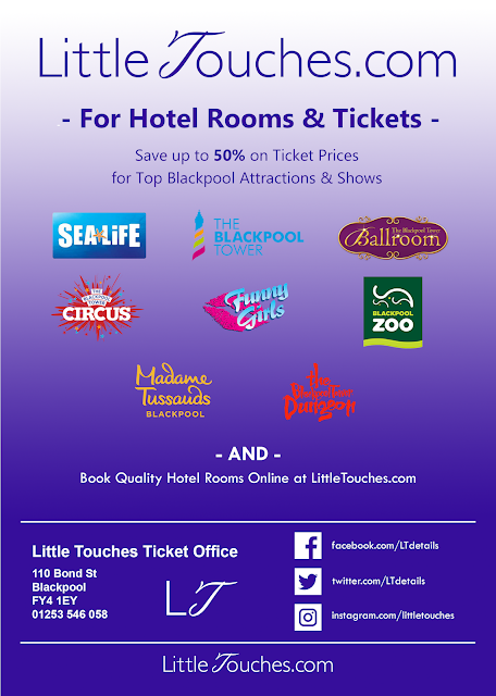 Save up to 50% on Blackpool Attraction and Show Tickets - Little Touches New Leaflet