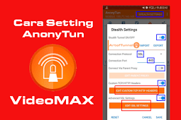 Trik mengubah kuota videomax menjadi kuota regular dengan Anonytun