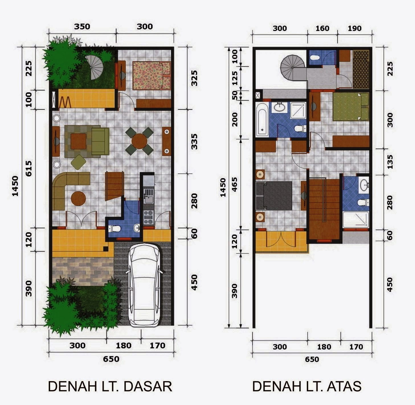 Ide Gambar Desain Rumah Luas Tanah 200m Terbaru Griya Desain