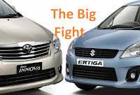 comparison: maruti ertiga vs toyota innova reviewed