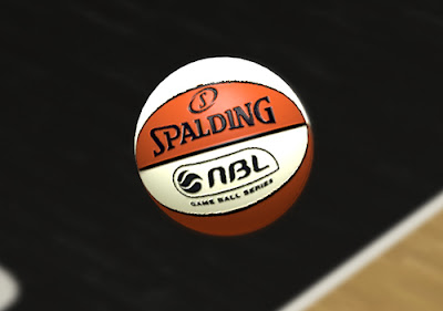 NBA 2K13 Spalding NBL White & Orange Ball Mod