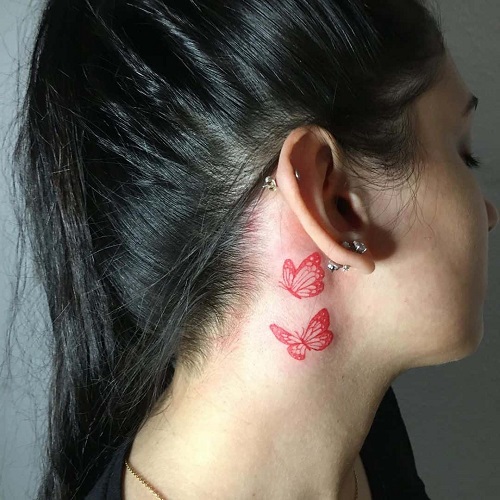 Butterfly Minimalist Tattoo