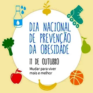 Bela mensagem para compartilhar no Dia da Prevenção a Obesidade.