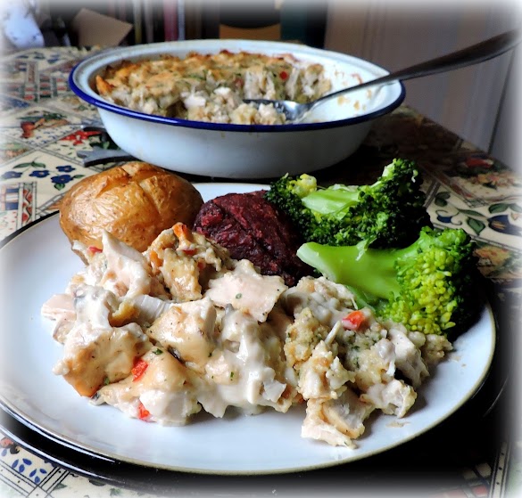 Chicken & Stuffing Bake