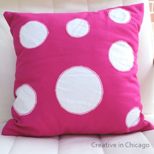 sew it yourself dotty pillow