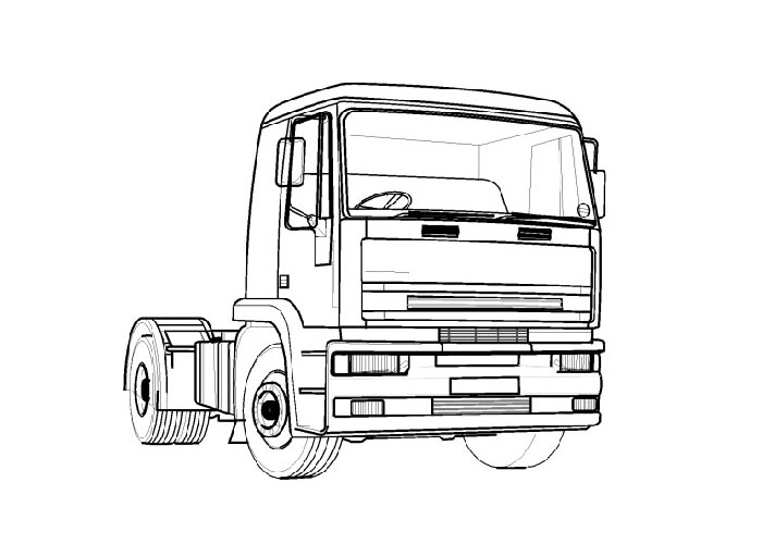 box trucks coloring page 1 box truck coloring page 2 title=