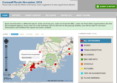 Cornwall Flooding November 2010