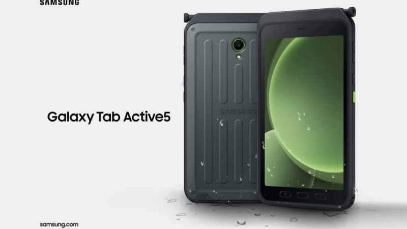 Samsung Galaxy Tab Active 5 launched: Rugged armor, removable battery, and Exynos 1380!