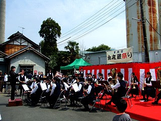 白扇蔵祭り：寄居中学吹奏楽部演奏会