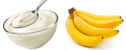 remedios caseros platano y yogurt