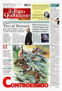 Il Fatto Quotidiano del 25 Marzo 2013 | ISSN 2037-089X | TRUE PDF | Quotidiano | Cronaca | Politica
Il quotidiano è edito dal 23 settembre 2009. L'uscita del giornale è stata preceduta da una lunga fase preparatoria iniziata il 28 maggio 2009 con l'annuncio del nuovo quotidiano dato sul blog voglioscendere.it da Marco Travaglio.
Il nome della testata è stato scelto in memoria del giornalista Enzo Biagi, conduttore del programma televisivo Il Fatto, mentre il logo del bambino con il megafono si ispira al quotidiano La Voce, in omaggio al suo fondatore Indro Montanelli.
L'editore ha manifestato la volontà di rinunciare ai fondi del finanziamento pubblico per l'editoria e di sovvenzionarsi soltanto con i proventi della pubblicità e delle vendite, e di usufruire solo delle tariffe postali agevolate per i prodotti editoriali sino alla loro abrogazione nell'aprile 2010.