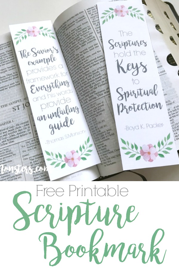 5 little monsters scripture free printable bookmarks princeofpeace