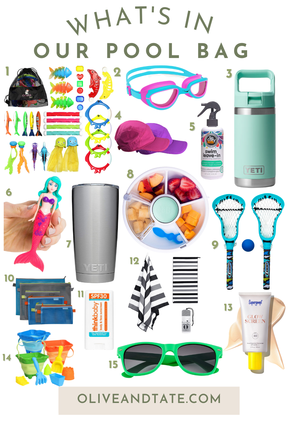 What's In Our Pool Bag: Summer Must Haves for Ages 4-8