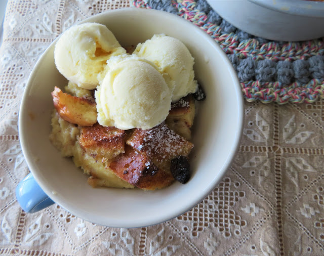 Air Fryer Bread Pudding