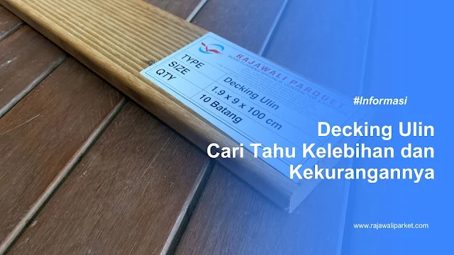 Kelebihan kekurangan decking ulin