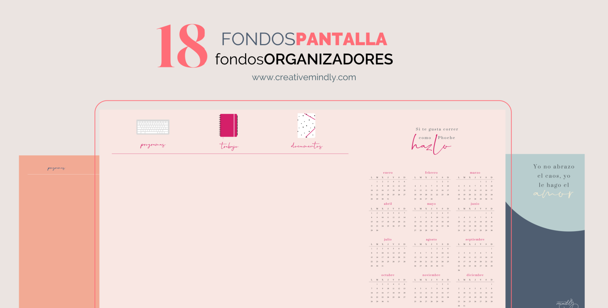 fondo escritorio organizadores