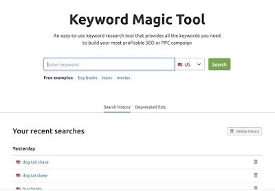 Keyword Magic Tool