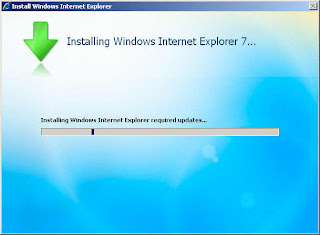 Installing Windows IE7