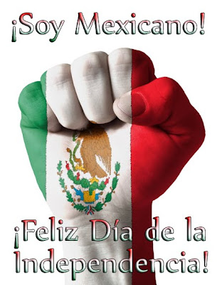 ¡Soy Mexicano! - Feliz Día de la Independencia - Símbolos Patrios de México - Puño cerrado con bandera