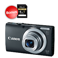Canon PowerShot A4000 IS 16.0 MP Digital Camera with 8x Optical Image Stabilized Zoom 28mm Wide-Angle Lens with 720p HD Video Recording and 3.0-Inch LCD (Black)