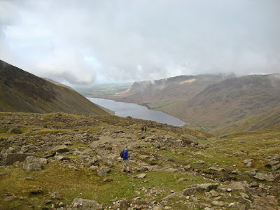 wastwater from Scafell Pike on the national 3 peaks