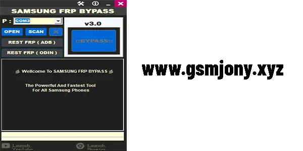 Samsung FRP Bypass V3.0 Latest Version ( Best Frp Tool )