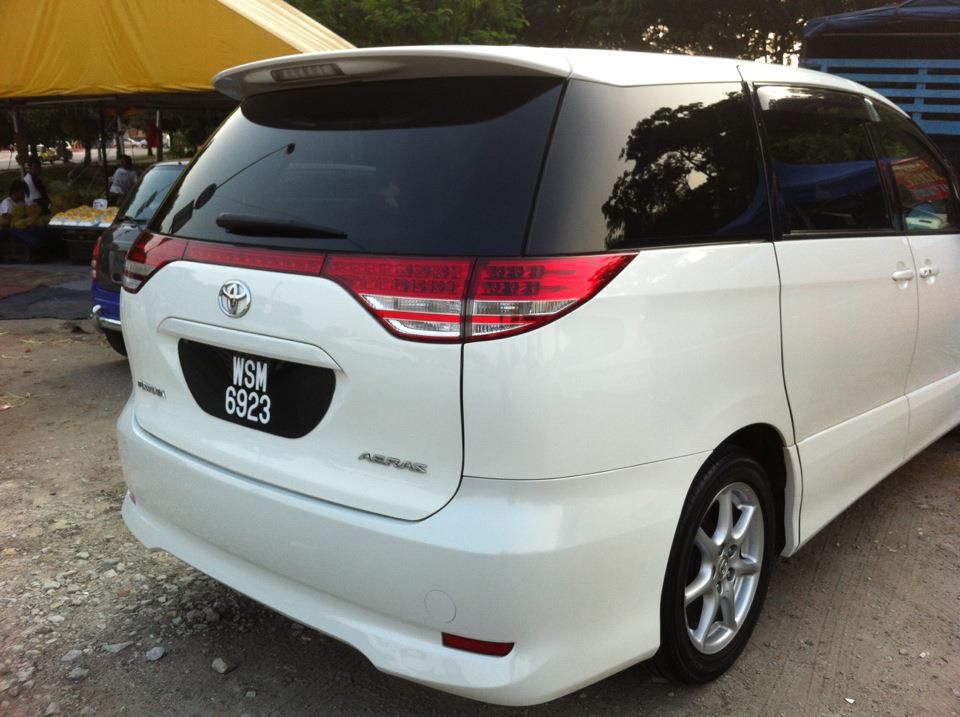 CIKGU WMNOOR: My Car - Altis & Estima Aeras ACR50 Pearl White