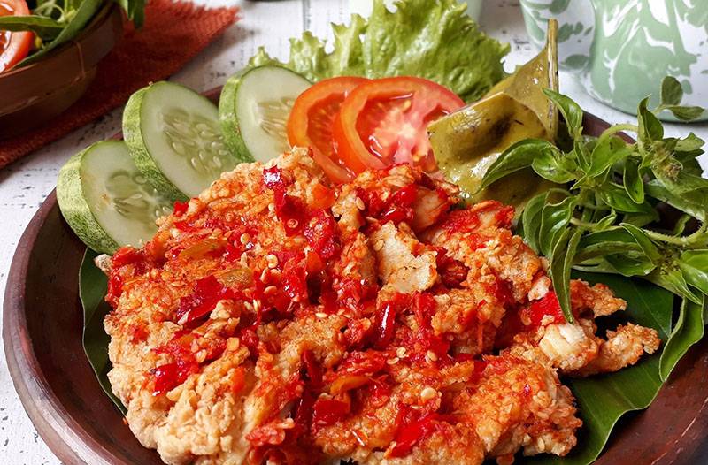 CARA MEMBUAT AYAM GEPREK SAMBAL KOREK  Resep Masakan 