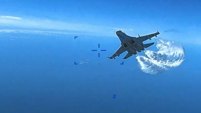 Orosz vadászgép kísért egy amerikai felderítő drónt a Fekete-tenger felett
