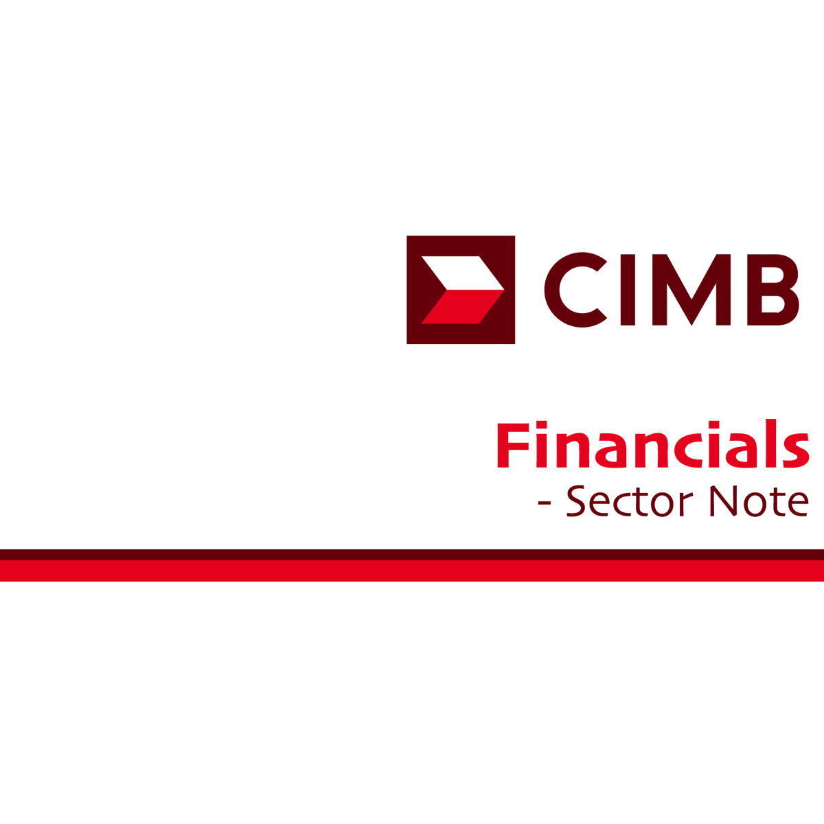 Financials Sector - CIMB Research 2017-05-30: Neutral From Underweight