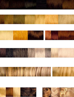 Hair Extension color shades