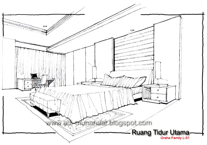 design apartemen 2 kamar tidur