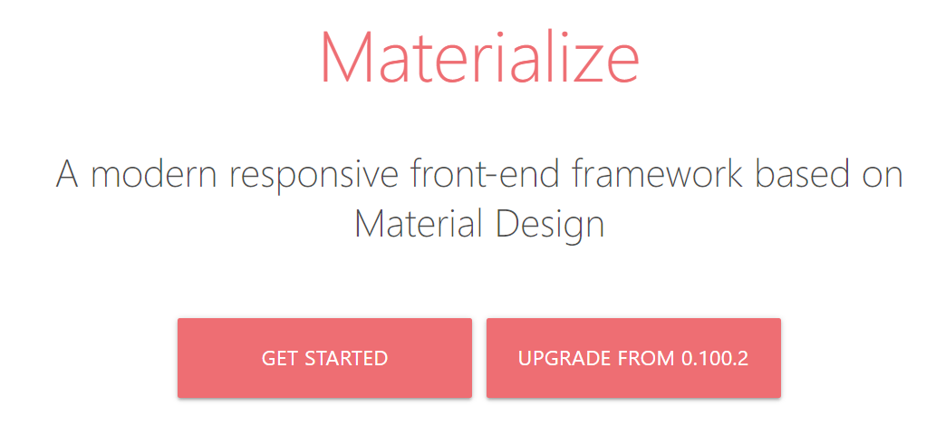 materialize css