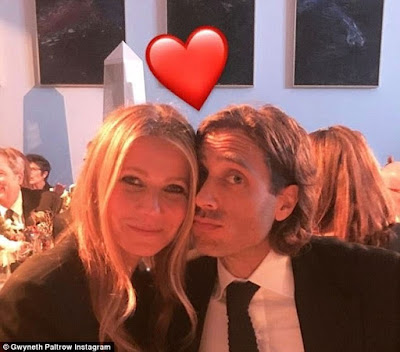 Weird! Gwyneth Paltrow shares photo of her ex-husband Chris Martin having breakfast & laughing with her new fiance, Brad Falchuk