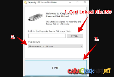 Cara Install Kaspersky USB di Windows